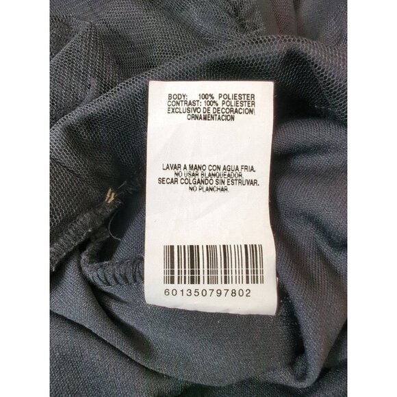 Vintage Womens Dress Small Y2K Strapless Mesh Romantic Gothic Witchy Punk Emo - Picture 10 of 15